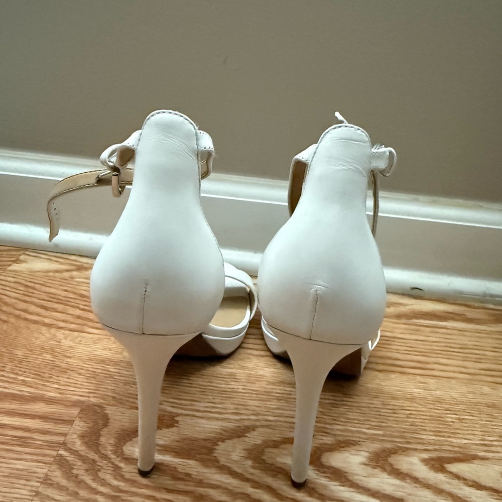 Michael Kors White Heels - Picture 2 of 4